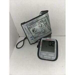 Walgreens Deluxe Automatic Inflate Blood Pressure/Pulse Monitor WGNBPA-230A